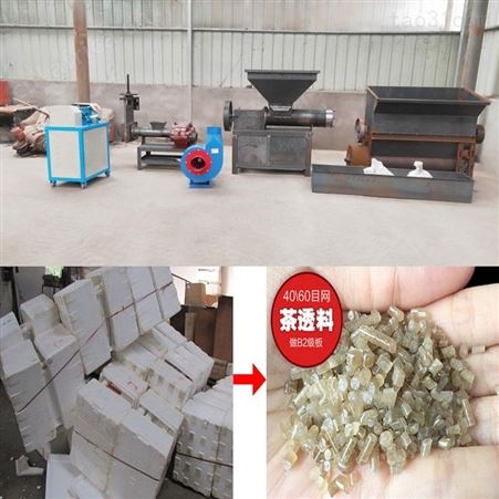 eps废旧泡沫造粒机 薄膜造粒生产线主副机价格 金辉直发