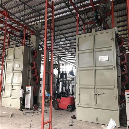 江苏抛丸机厂家 吊钩通过式抛丸机 铸件抛丸机