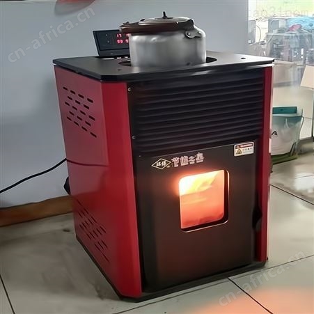 烧水的颗粒取暖炉 冬季取暖炉子 取暖壁炉