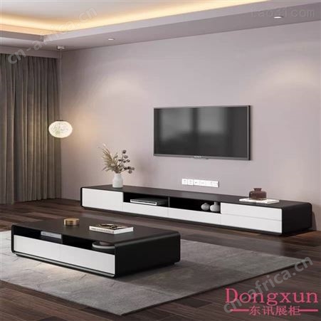 大小户型客厅家具现代简约北欧电视柜茶几组合套装轻奢TV电视机柜定做