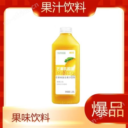 芒果乳酸菌饮品1.25L复合果汁饮料大瓶家庭装