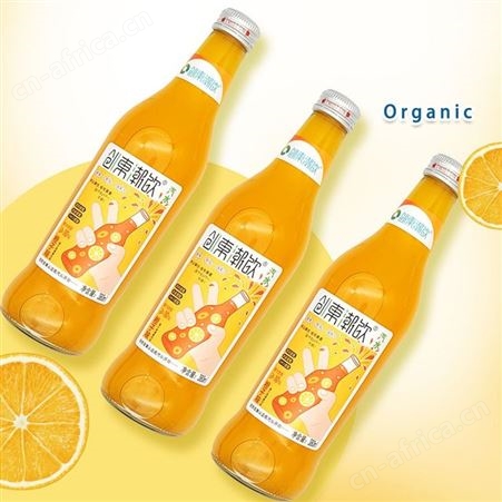 玻璃瓶汽水橙子味380ml碳酸饮料夏季饮品果味饮品