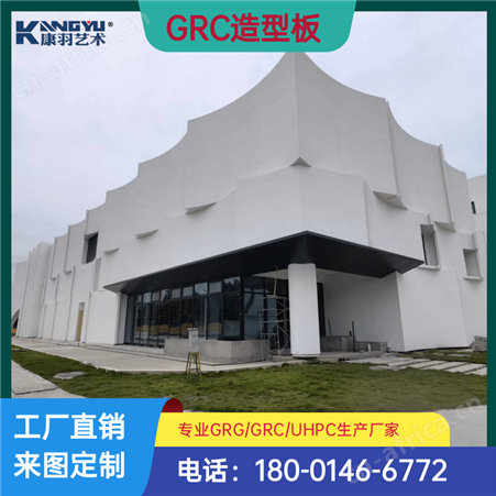 封管道用GRC板外墙室外装饰材料泡沫装饰线条GRC构件