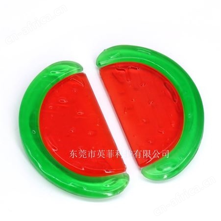 宝宝注水牙胶婴儿磨牙器食品级母婴用品西瓜咬胶玩具