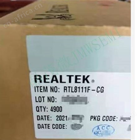 RTL8111F-CGRTL8111F-CG REALTEK瑞昱 集成电路、处理器、以太网芯片