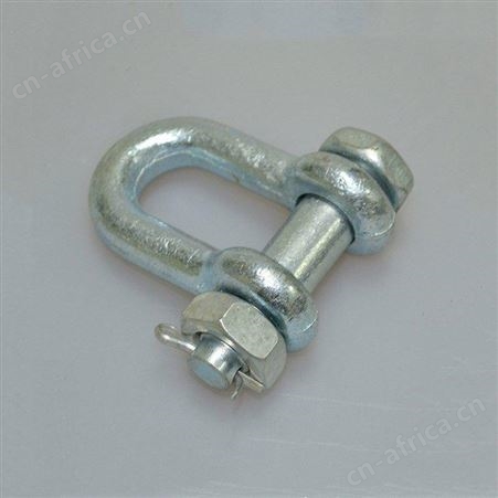 弓形卸扣D型美式卸扣索具 电力工具卸扣 起重吊钩U型卸扣继开