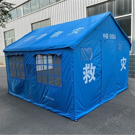 12平米救灾单帐篷长度3700mm±300mm宽度3200mm±300mm救灾帐篷继开