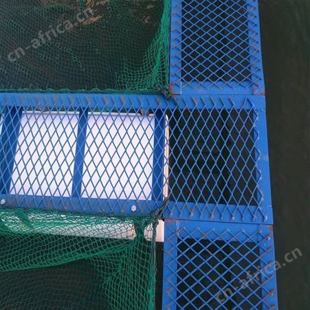 大型鱼护便携式网箱 拉网拖网养鱼网箱 福利 加沿边防逃网箱