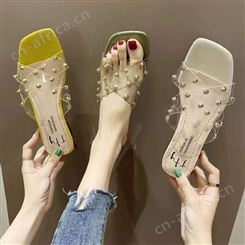万双鑫夏季时尚女凉拖鞋潮流女单鞋库存地地摊鞋断码鞋