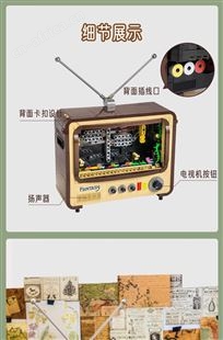 收藏玩具 国货电视机 新年礼物 男人的快乐 拼奇-61008