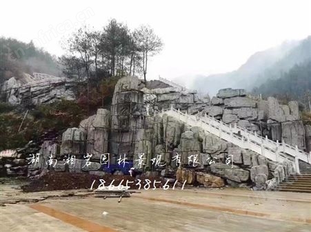 常德美丽农村塑石假山公司 园林景观假山公司 假山制作公司