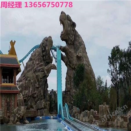 主题餐厅假山