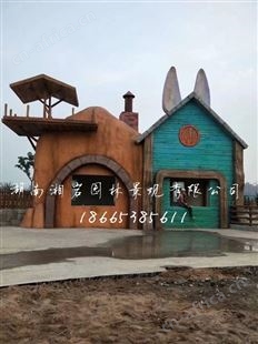 合肥仿木栏杆公司 假山栏杆公司 假树溶洞公司 仿木栏杆施工队