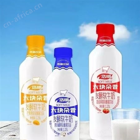 大块朵昔芒果味发酵软牛奶味乳酸菌网红饮品瓶装1.25L招商