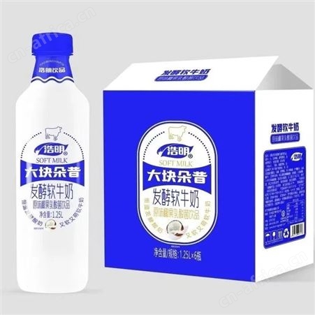 大块朵昔芒果味发酵软牛奶味乳酸菌网红饮品瓶装1.25L招商
