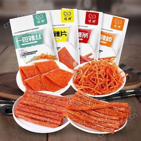 琅牌一包辣丝香辣味辣条休闲食品零食袋装118g厂家招商市场空间大