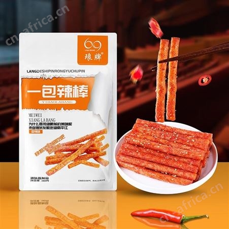 琅牌一包辣丝香辣味辣条休闲食品零食袋装118g厂家招商市场空间大