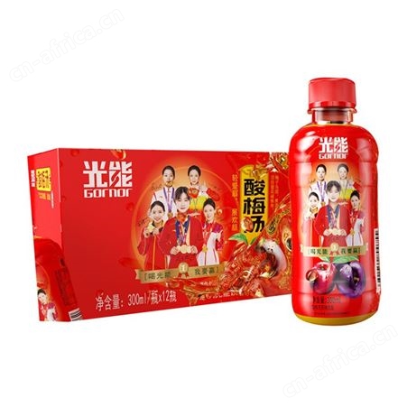 光能酸梅汤风味饮品300mlX12瓶招商代理