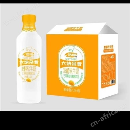 大块朵昔芒果味发酵软牛奶味乳酸菌网红饮品瓶装1.25L招商