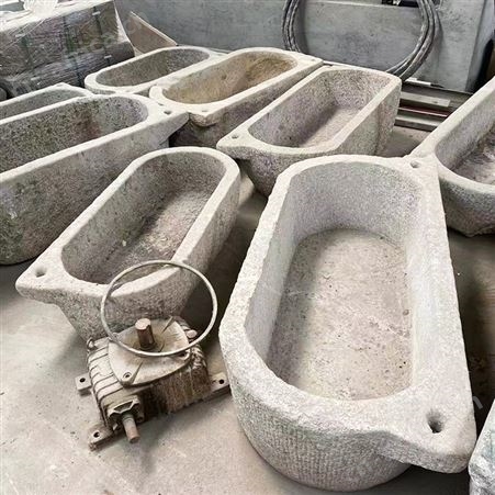 天然老旧青石槽 小水槽 牛槽厂家批发 文建石材