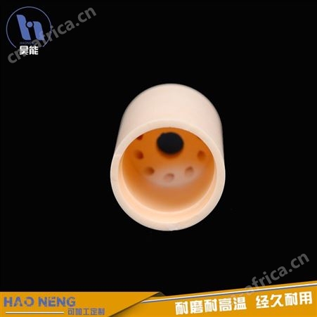 批发定制 氧化铝陶瓷喷嘴 耐高温氧化铝陶瓷 耐磨陶瓷喷嘴 昊能陶瓷
