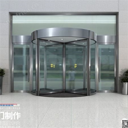西安两翼自动旋转门厂家供应安装