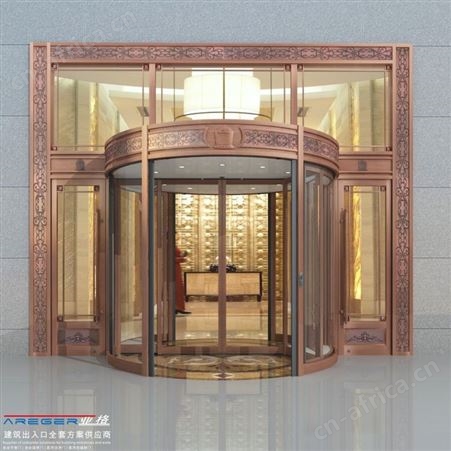 延安旋转门制作安装厂家上门安装自动旋转门两翼旋转门