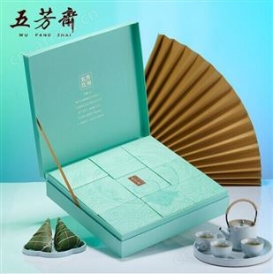 五芳斋嘉兴粽子端午节礼盒送礼团购 五芳九州粽子礼盒1694g