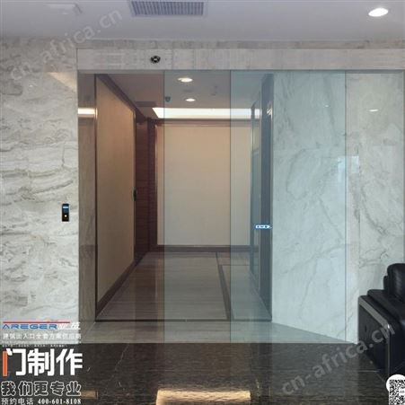 供应西安自动门安装亚格无框自动门加工