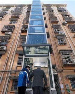 观光电梯加装 定制户外玻璃观光电梯 小区旧楼加装电梯