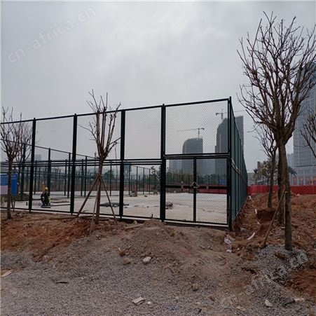 拼装围网内嵌式羽毛球场围栏网