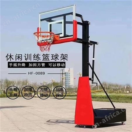 华丽体育室内外篮球架青少年移动可升降篮球架儿童家用篮球架