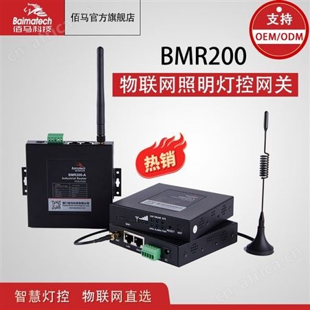 智能网关 佰马BMR200照明控制网关 智慧照明控制器 无线网关 网关贴牌定制