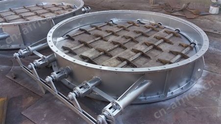 TESB气动倾斜式百叶阀