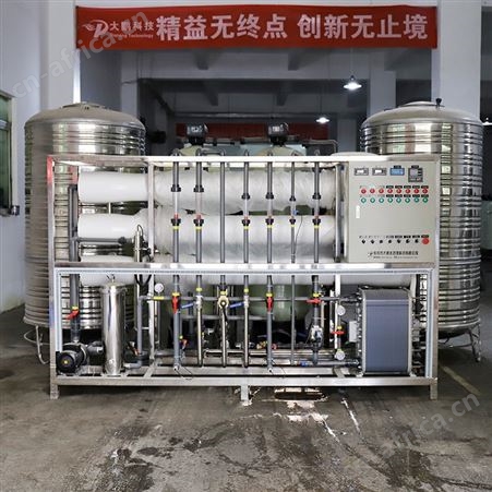 半导体用edi超纯水设备厂家光学镜片用2吨反渗透+edi超纯水系统
