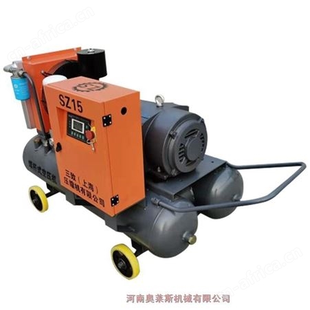 贵州省黔西县喷漆用15kw移动空压机三致产
