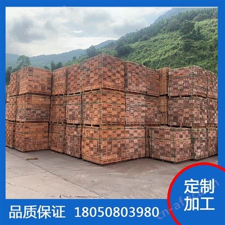 双恒 空心砖 广场空心铺路砖 红色烧结砖 三孔透水砖 定制