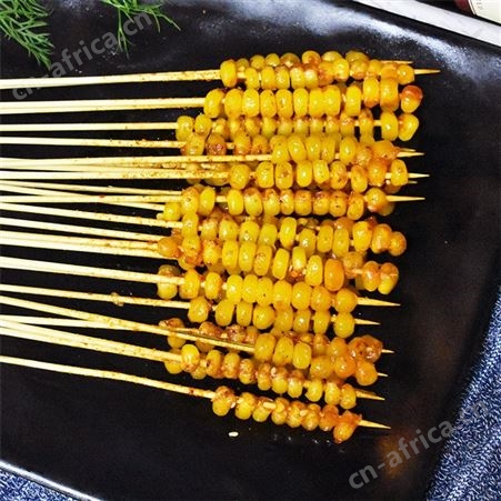 玉米粒小串 炸串半成品批发 速冻玉米粒小吃食材供应