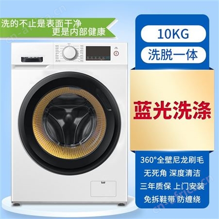 滚筒洗鞋机蓝光杀菌全自动家用智能洗脱一体刷鞋机甩干懒人擦鞋机
