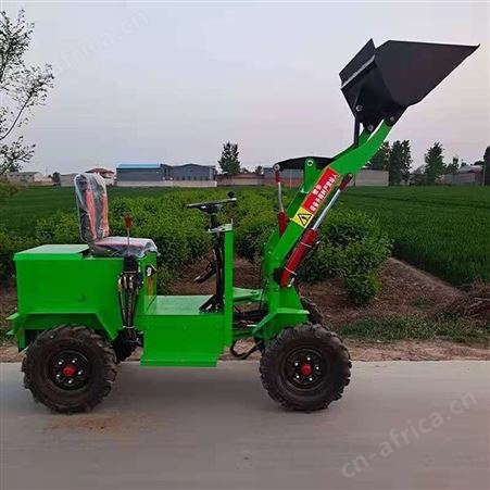 电动铲车 小型电动装载机 四驱电动小铲车 农用养殖清粪小铲车