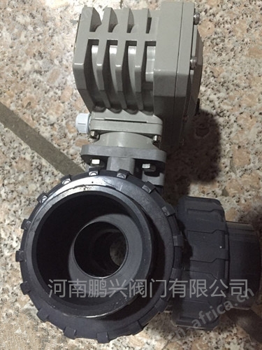 电动UPVC三通球阀