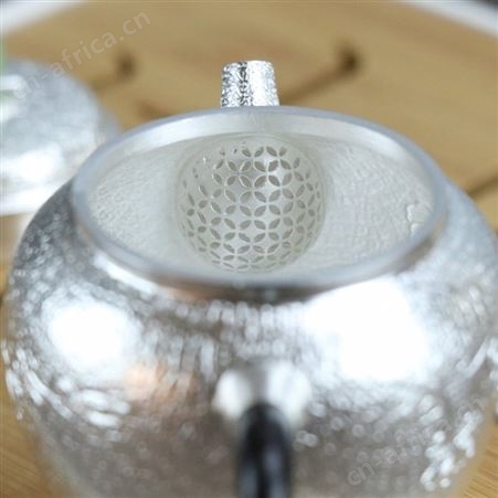 福禄手工银壶纯银999泡茶壶家用茶道冲茶沏茶壶功夫足银茶具定制