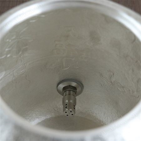 福禄纯银家用水缸S999高档净水器茶道配件盛水容器足银工艺品水桶