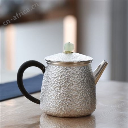 纯银茶壶s999日本银壶茶具家用功夫沏茶茶器套装商务礼品定制