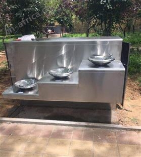广场饮水台公共直饮水器户外饮水平台三盘饮水机