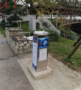 校园喷水直饮水台室外立式直饮水机城市户外直饮水平台