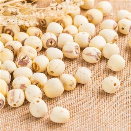 无芯通心磨皮空心去芯白莲子大颗干货500g湘莲子蝴南湘潭特产批发