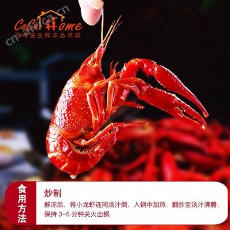 湖乡草地小龙虾650g大号即食速冻调味麻辣蒜香半成品夜宵外卖