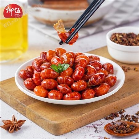 柳伍麻辣小龙虾尾（每盒251g净虾138g35-39只）3盒