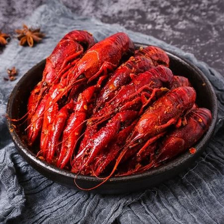 堕落虾麻辣小龙虾洪堡智慧餐饮700g4-6钱15-23只净虾700g整虾包邮